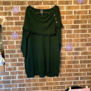Outlander Cowl-Neck Sweater Dress